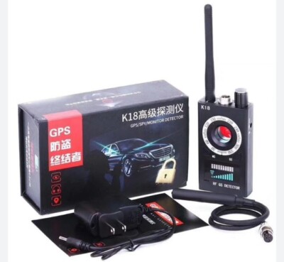 K18 Professional GPS/Anti-Spy Bug Hidden Camera RF Detector