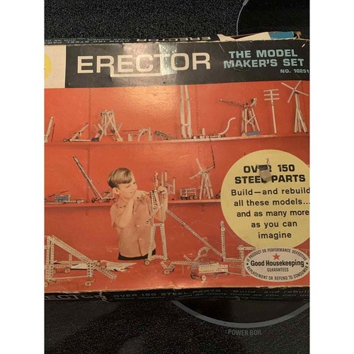 erector set the Model Makers Set no 10251 Gilbert Company. Original metal - Picture 3 of 10