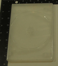 Clear Quad DVD Replacement Case Holds 4 discs  14mm w/swing / flip /flap tray