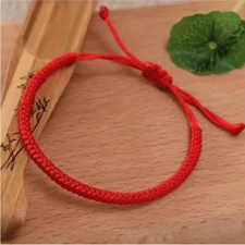 Good Luck Fortune Bracelet for Best Protection Gift - Adjustable Rope Red String