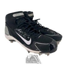 Gerrit Cole Autographed Game Used Nike Huarache Baseball Cleats - MLB