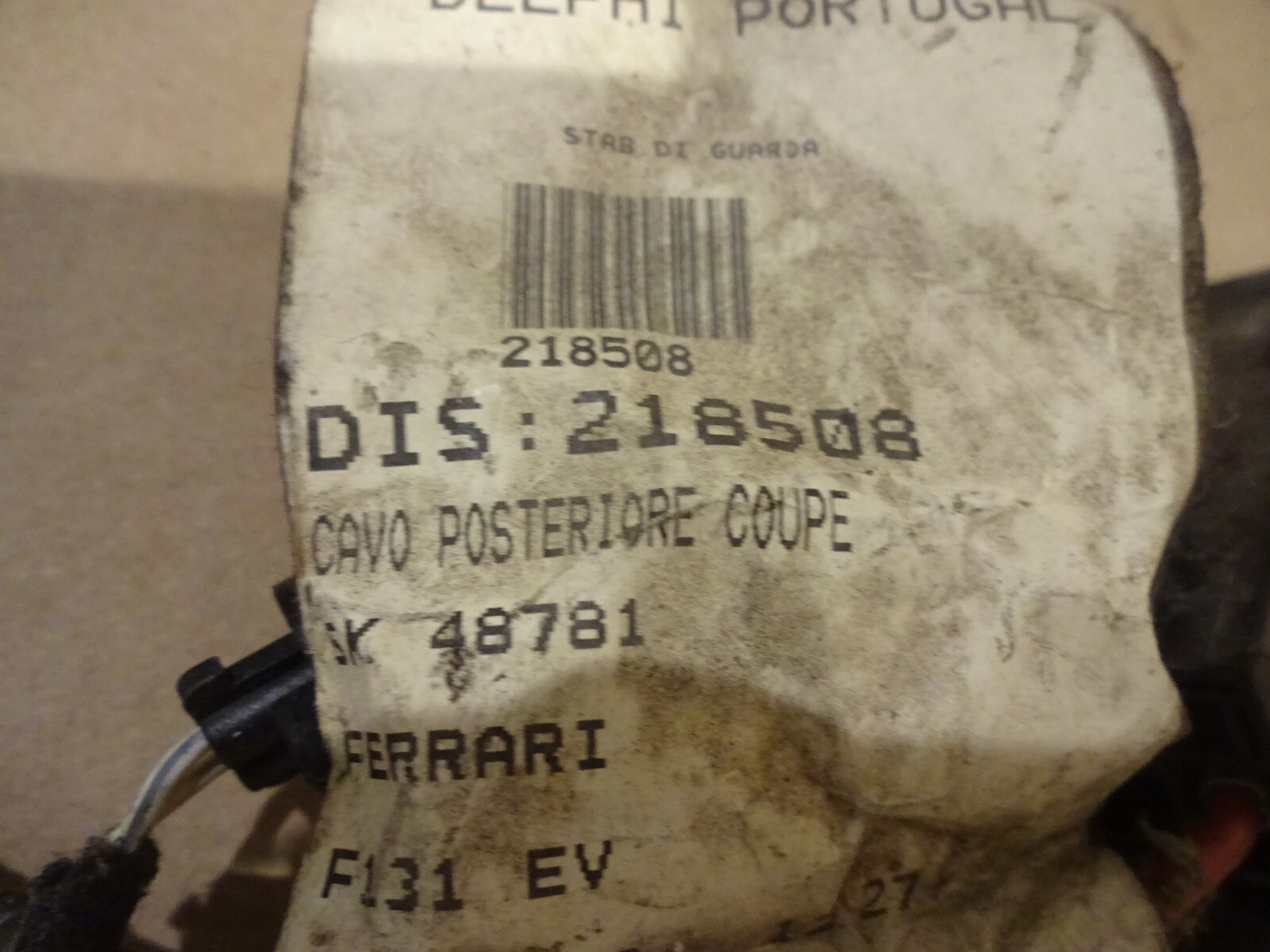 Ferrari 430 - Rear  Connecting Cables   - P/N 218508