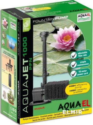 Aquael PFN 1000 Pond Pump Submersible Fountain Pump 11W 1000l/h