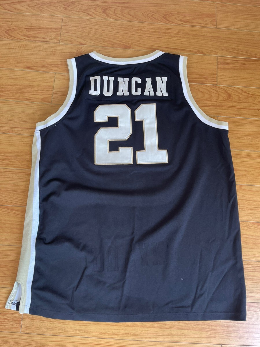 ウェア WAKE FOREST Univ. No.21 DUNCAN Authentic Tim Duncan #21 Wake Forest NCAA Hardwood Legends