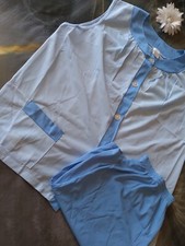 Vintage Gaymode XL Pajama Set Blue Nylon Union Sissy JcPenney Vintage Lingerie