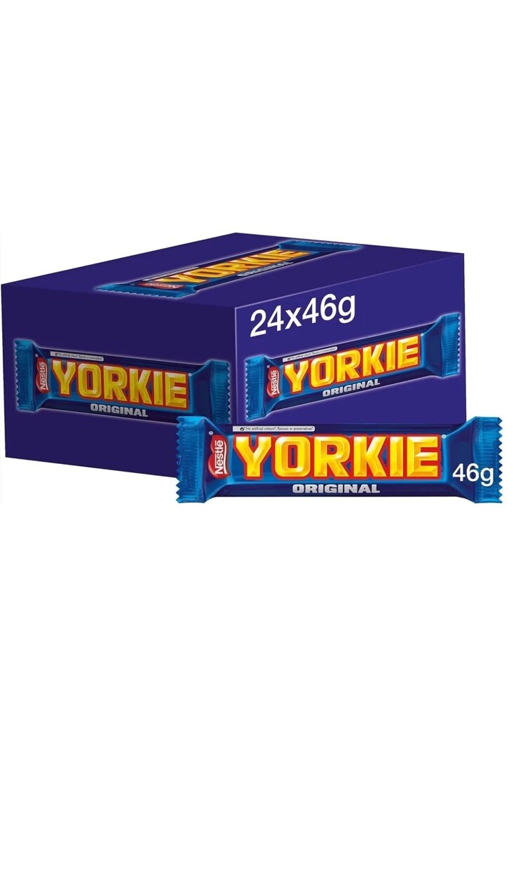 Yorkie Original - Chunky Milk Chocolate Bar - Thick Satisfying Yorkie Chocolate - (24 x 46g) - Image 3
