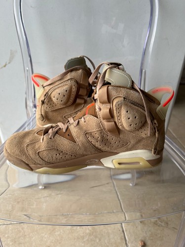 Size 11.5 - Jordan 6 Retro x Travis Scott Mid British Khaki - Picture 3 of 8