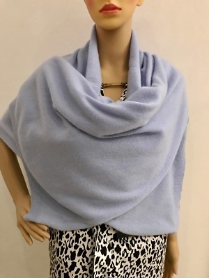Escada Strick Schal 100% Kaschmir Cashmere SWAROVSKI STEINE NEU