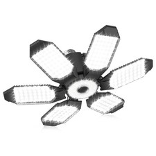 Garage Light Bulb LED 100W with 6 Deformable Panels E26/E27 Garage Led Ceiling