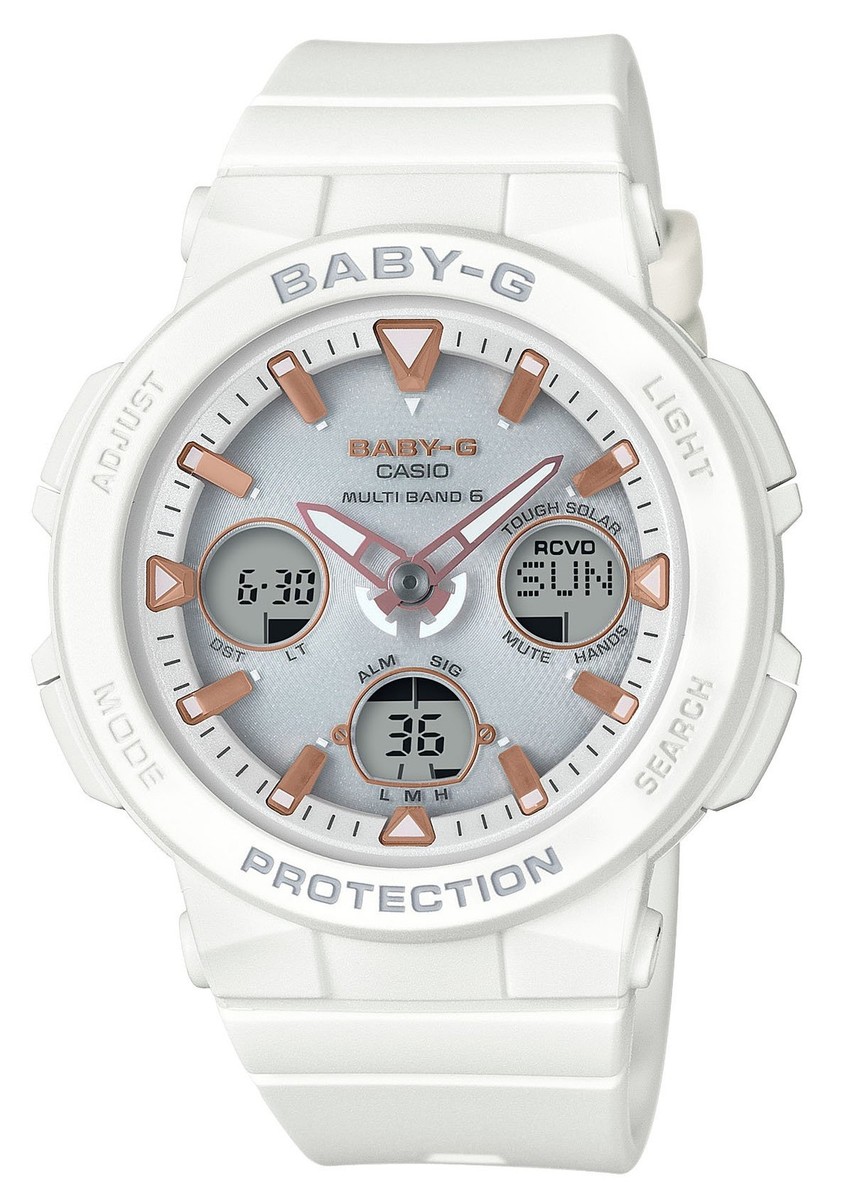 tomato様　箱無し　CASIO Baby-G MARYQUANT　カシオ Unused CASIO BABY-G BEACH TRAVELER BGA-2500-7AJF White Solar WoMen