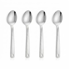 4 Pack Stainless Steel Serving Spoons, 12 Inch Large Buffet Serving Utensils,...