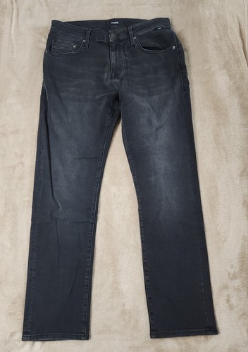 Mavi Marcus Slim Straight Leg Jeans Men's Size 33x30 Black Stretch Denim EUC