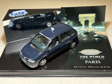 1/43 Renault Megane Scenic 1999 TAXI DE PARIS Dark Blue VITESSE