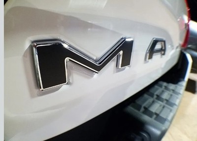 Silver Outline 3D Domed Raised Letters compatible with Tundra 2014-2021 Tailgate