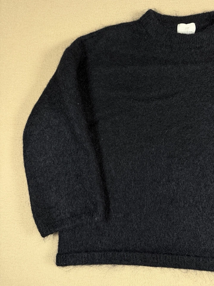 H&M MEZCLA MOHAIR/LANA MEZCLA MOHAIR/LAINE TALLA XS NEGRO Foto 2 de 4