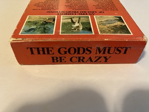 THE GODS MUST BE CRAZY VHS 1980 JAMIE UYS AFRICAN DESERT TRIBE BUSHMEN - Foto 13 di 14