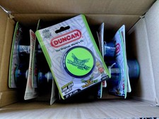 New - Case Of Duncan In Packages 12 DragonFly Yo-Yo's /Blue W /Green Cap