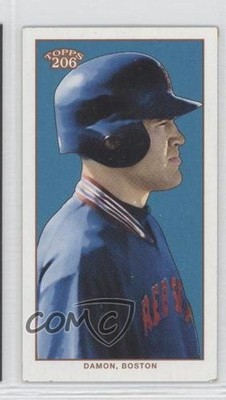 2002 Topps 206 Mini Black Polar Bear Back Johnny Damon (Blue Jersey Profile) a8e