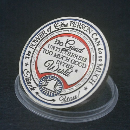 20 PCS Silver Thank You For Making A Difference Gifts Challenge Souvenir Coin - Picture 6 of 8