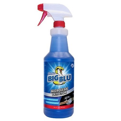 Fugensucher Schaumspray BIG BLU 1 L Flasche - für Gas und Kältemittel
