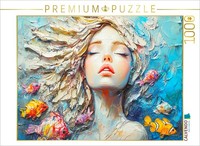 Calvendo Puzzle Lovely Mermaid | 1000 Pieces, Finished Size 25.2 × 18.9 In (64 ×