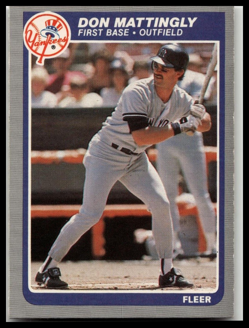 Fleer 1985 Fleer Don Mattingly #133 Baseball