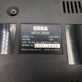 Sega Mega Drive Console HAA-2510 Controller Megadrive NTSC-J Japan Tested
