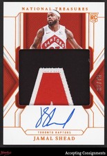 2024-25 National Treasures Orange #125 Jamal Shead /75 ROOKIE PATCH AUTO RC RPA