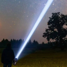 Super Bright 999000000 LM LED Torch Tactical Flashlight Lantern Rechargeable VFY