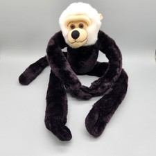 Vintage Animal Alley Hanging Monkey Black Plush Toys R Us Stuffed 2000 Hugging
