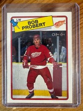 1988-89 O-Pee-Chee #181 Bob Probert RC NM-MT Rookie Card!! Great Condition OPC. rookie card picture
