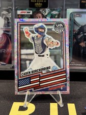 2026 Panini Stars & Stripes Prizm Caden Borcherding #64 Cherry Blossom /20