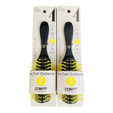 Conair The Curl Collective Detangle Brush 2-Pack Medium/Long Wavy Curly Hair