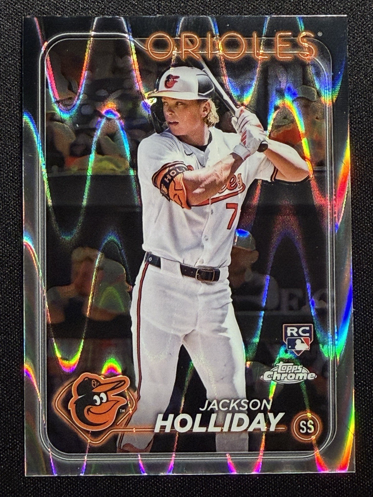 2024 Topps Chrome - Jackson Holliday #88 RayWave Refractor (RC)