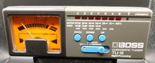 Boss TU-12H Chromatic Tuner Analog Meter for Bass Guitar Tested