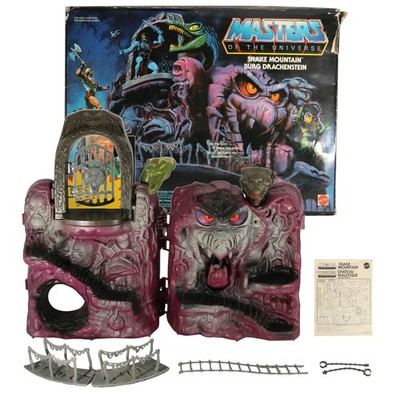 Snake Mountain - Vintage MotU / Masters of the Universe - lose / komplett mit Bo