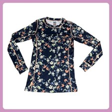 Kari Traa Fryd Baselayer Set Small Navy Floral Size Small