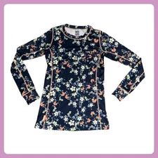 Kari Traa Fryd Baselayer Set Small Navy Floral Size Small