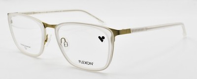 Flexon E1139 971 L Men's Eyeglasses Matte Crystal 54-19-145 Flexible Titanium