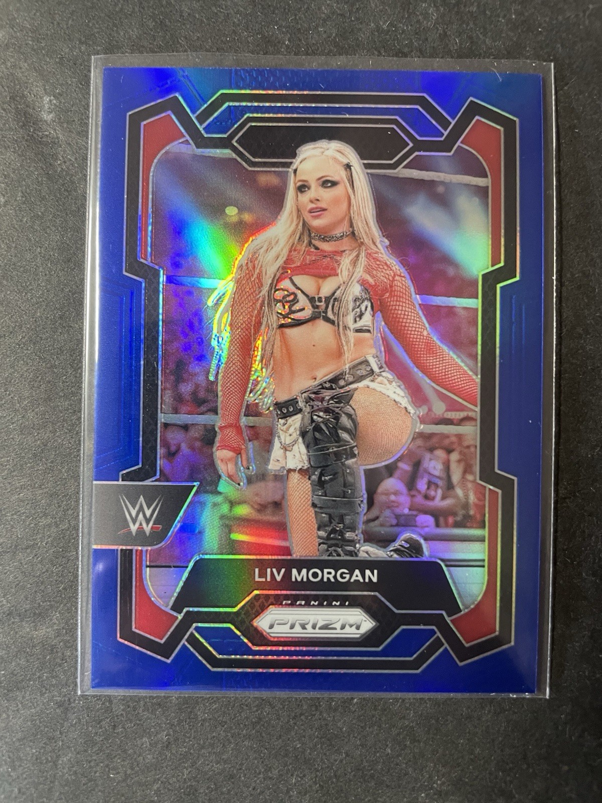 2024 Panini Prizm WWE Liv Morgan Blue Prizm /199