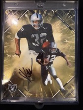 Marcus Allen Signed Emanate Fanatics Auto 47/50 Raiders Display