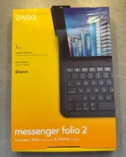 ZAGG Messenger Folio 2 Keyboard Case for iPad 9th/8th/7th Gen & Air 3rd Gen