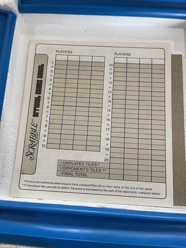 Scrabble Deluxe Edition Turntable Board Game Selchow and Righter 1977 Game Night - Picture 6 of 13