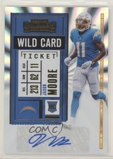 2020 Panini Contenders Rookie Ticket Wild Card Ticket Jason Moore #231 Auto 4i9. rookie card picture