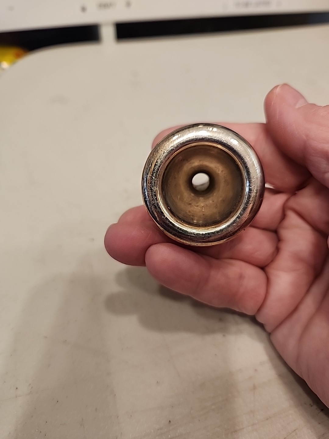 Vintage Vincent Bach 6 1/2 AL 6.5 AL Trombone Instrument Mouthpiece