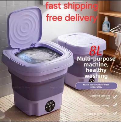#ad Portable Mini Washing Machine Washer Foldable Washer and Spin Dryer Small Travel $21.99