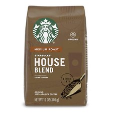 Starbucks Medium House Blend Ground Coffee, 340g/12oz