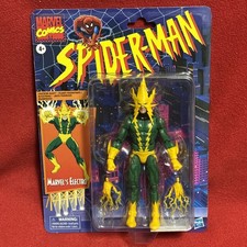 Marvel Legends ELECTRO Spider Man Retro Card Wave 1 Hasbro 2020 New On Card