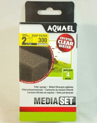 AquaEl ASAP 300 Ersatzschwamm standard 2 Stück