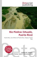 Lambert M. Surhone (U. A.) | RíO Piedras (Utuado, Puerto Rico) | Taschenbuch